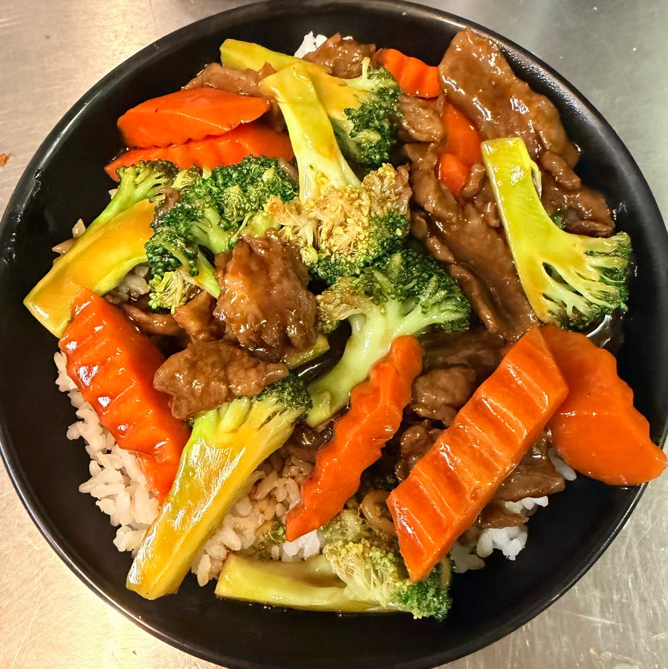 B3. Beef Teriyaki Bowl.