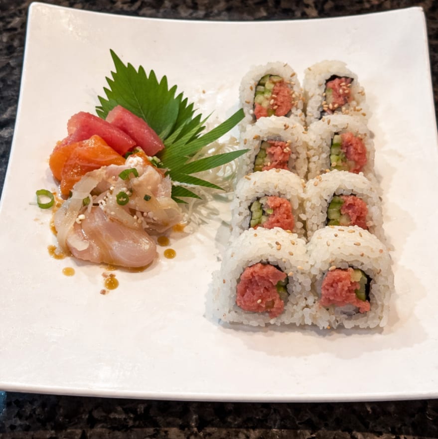 Sashimi Sushi Combo.